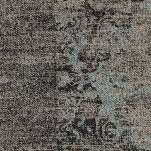 Patchwork Taupe-Lichtblauw 610