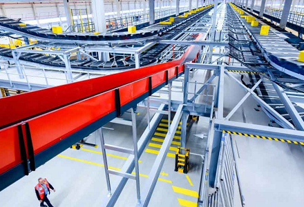 Stap 4 Pakket naar sorteercentrum